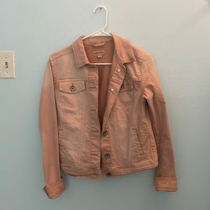 Pink jean jacket